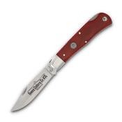 QRSB106L Queen Cutlery Red Bone Lockback – Couteau Traditionnel Clip Point Lame Acier 1095 Carbone Manche Os Rouge USA - Livraison Gratuite