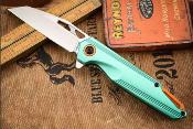 RR2639 Rough Ryder Miami Fast  | Lame Wharncliffe Acier D2 Manche Aluminium Teal | Liner Lock | Flipper | Clip - Livraison Gratuite