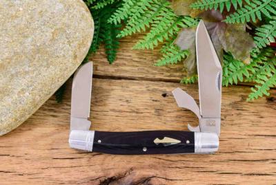 RRR008 Couteau Rough Ryder Reserve Common Stock 2 Lames D2 Manche Micarta Collector - Livraison Gratuite