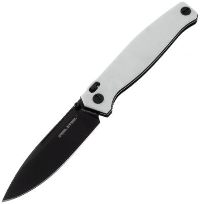 RS7652WB Couteau Real Steel HUGINN White Lame Acier VG-10 Black - Livraison Gratuite