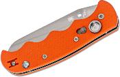 SC165GSOR Couteau Automatique Spyderco Autonomy AUTO Orange Lame Acier H-1 Serrated Made USA - Livraison Gratuite