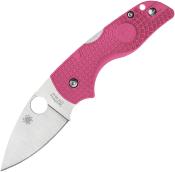 SC230PPN — Couteau Spyderco Lil Native Lame Acier CTS-BD1 Satiné Manche FRN Rose Lockback USA - Livraison Gratuite