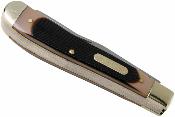 SCH94OT Schrade Old Timer Gunstock Trapper 94OT | Couteau 2 Lames Acier 3Cr13 Satin | Manche Polymère | Livraison Gratuite