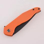 SHIEG01A Couteau Shieldon Viper Tangerine Lame Acier 154CM IKBS - Livraison Gratuite