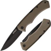 SPIKCHFL020 Couteau SPIKA Challenger Large Drop Point Lame Acier AUS-8 Manche Micarta Etui Kydex - Livraison Gratuite  