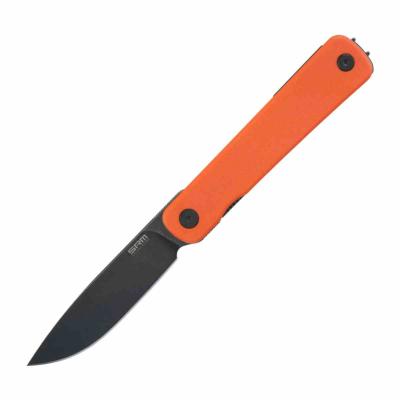 SRM135LGJ Couteau pliant SRM Palfrey 135L-GJ | Lame Drop Point Acier 14C28N | Manche G10 Orange IKBS - Livraison Gratuite