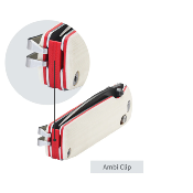 SRM258LGX2 Couteau SRM Terrier 258L-GX2 Lame Acier Laminé 140Cr Manche G10 White Ambi Lock - Livraison Gratuite