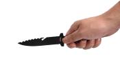 Lot de 3 STT221189BKPB Set de 2 Couteaux S-TEC Tactical Lame Acier 440 Bowie + Couteau de Lancer Etui - Livraison Gratuite