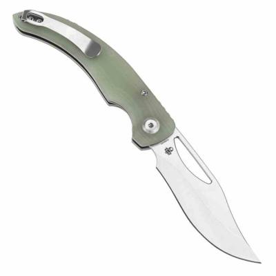 T1119A3 Tenable Gideon  – Couteau Pliant EDC Liner Lock | Lame Clip Point Nitro-V | Manche G10 Jade - Livraison Gratuite