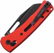 TD023RD Defcon Red | Couteau Pliant | Lame Tanto Reverse 14C28N | Manche Aluminium | Axis Lock - Livraison Gratuite