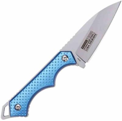 TFFIX112BL Tac Force Fixed Blade | Couteau Lame Reverse Tanto Acier 3Cr13MoV Satin | Manche Blue Étui en ABS noir  - Livraison Gratuite 