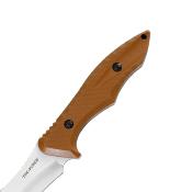 TFFIX120BN Couteau Tac Force Lame Fixed Blade Acier 3Cr13MoV Manche Brown G10 Etui Nylon - Livraison Gratuite