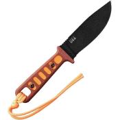 TPTLTHO Couteau Fixe TOPS Lite Trekker HO Lame Acier 1095 Manche Micarta Orange Étui Kydex Made In USA - Livraison Gratuite