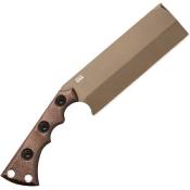 TPTNAT02 Couteau Fixe TOPS Nata Lame Acier 1095 Manche Micarta Noir/Brun Étui Ceinture Made In USA - Livraison Gratuite