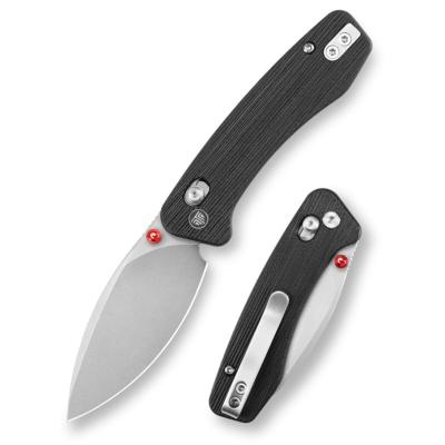 TVJM02BGN Couteau Pliant Trivisa Koala Lame Acier N690 Manche G10 Noir Crossbar Lock - Livraison Gratuite