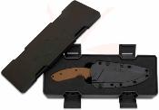 VNI30220 Couteau V Nives Frontier Survivor Housse Kydex | Lame Drop Point Acier D2 Bead Blast | Manche G10 Coyote Snow - Livraison Gratuite