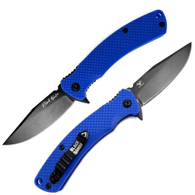 VNI33FPBBL Couteau V Nives Blue Rambo Shorty Clip Point Lame Acier 420HC -  Livraison Gratuite