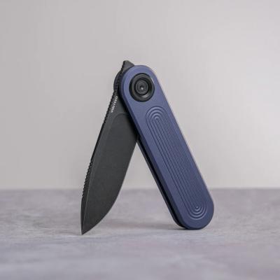 VOSA3706 Couteau Vosteed Corgi V295 Drop-Point Acier S35VN Manche Aluminium Bleu Foncé Sécurité Vanchor Lock – Livraison Gratuite