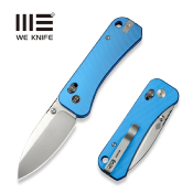 WE230751 Couteau We Knife Banter 2 Crossbar Lock Lame Drop Point Acier S35VN Manche Aluminium Bleu Pivot Céramique - Livraison Gratuite