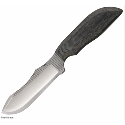 Couteau Anza Fixed Blade Lame Acier Carbone Manche Micarta Etui Cuir Made In USA AZMC4M - Free Shipping