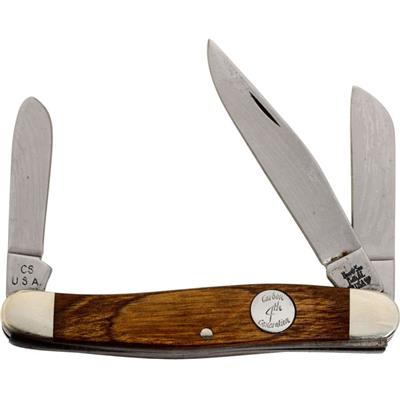 Couteau Bear & Son C247 Heritage Walnut Large Stockman 3 Lames Acier Carbone 1095 USA BCC247 - Livraison Gratuite