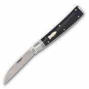 RRR045 Couteau Rough Ryder Reserve Whiskey Ryder | Lame Acier D2  Manche Burlap Micarta Noir | Style Swayback Doc | Livraison Gratuite