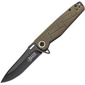 ETA001TN Couteau Elite Tactical Tan Lame Acier 8Cr13MoV - Livraison Gratuite