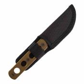 G2020A3 Couteau Foosa Tenable Knives | Lame Acier D2 Blackwash Tanto | Manche Plaquettes Amber PEI | Housse Nylon | Livraison Gratuite