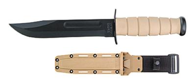 KA5013 Poignard Ka-Bar USA Fighting Tan Lame Acier Carbone 1095 Made USA - Livraison Gratuite