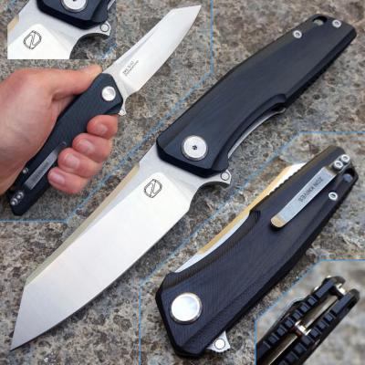 Couteau Stedemon ZKC C02 Lame Acier 440C Manche Black G-10 Linerlock STEZKCC020 - Free Shipping