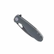 AME505DG Miguron Ameight Knives Eymor – Couteau Linerlock Lame Acier 14C28N PVD Grise Manche G10 Gris - Livraison Gratuite