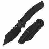 ATZ1882PBBK Artisan Simoon | Couteau Pliant Recoil Lock V2 | Lame Bowie AR-RPM9 PVD Noir | Manche G10 Noir - Livraison Gratuite