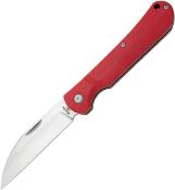 BC484GR Couteau Bear & Son 484GR Red Lame Wharncliffe Acier D2 Slipjoint USA - Livraison Gratuite