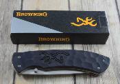 BR0427B Couteau Browning Large Primal Lame Acier 8Cr13MoV - Livraison Gratuite