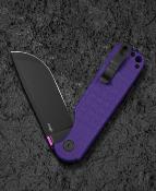 BTKG55D Couteau Bestech Glok Purple Lame Acier 14C28N IKBS Button Lock - Livraison Gratuite