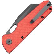 BTKMK11F Couteau BESTECHMAN Guardian Red Button Lock Lame D2 Manche G-10 - Livraison Gratuite