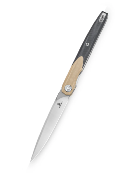 BTKMK14B Couteau Bestechman Lanza Khaki & Black Drop Point Acier 14C28N Manche G10 Sécurité Linerlock - Livraison Gratuite