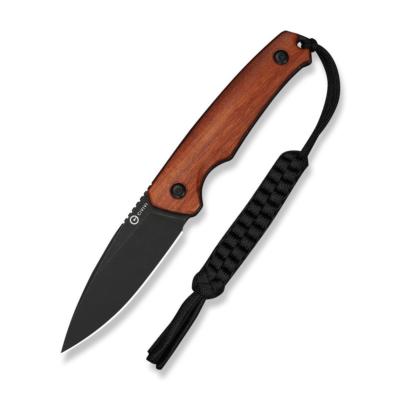 CIVC20076B3 Couteau Fixe Civivi Altus Lame Acier 14C28N Manche Guibourtia Naturel Étui Kydex - Livraison Gratuite