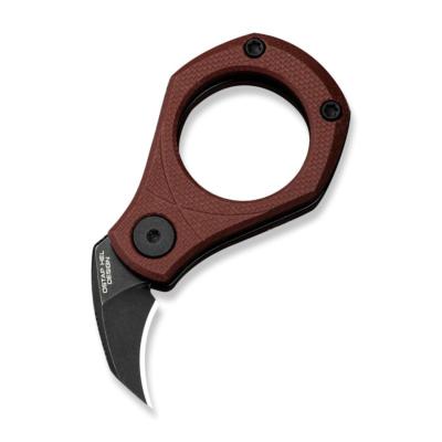 CIVC230381 Couteau Pliant Civivi Pyrus Lame Acier 14C28N Manche G10 Bordeaux Slip Joint - Livraison Gratuite