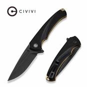 CIVC240401  CIVIVI Voidflare | Couteau Lame Drop Point Acier 14C28N Black | Manche Black G10 Linerlock - Livraison Gratuite