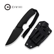 CIVC24058B2 Couteau CIVIVI Gander Clip Point Lame Acier 14C28N Manche Micarta Black Housse Kydex - Livraison Gratuite