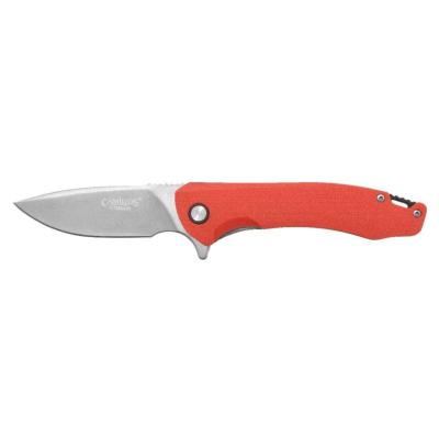 CM19677 Couteau Camillus Scivik Red Lame Acier 420 IKBS Linerlock - Livraison Gratuite