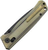 CMB17C CMB Braveman CMB-17C – Couteau Pliant EDC Axis Lock, Lame Drop Point S35VN PVD Noir, Manche Titane Bronze - Livraison Gratuite