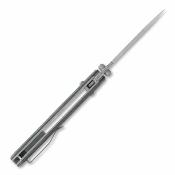 CMB22E Couteau Pliant CMB Made Knives Explorer V2 Lame Acier 14C28N Tanto Manche Fat Carbon Axis Lock - Livraison Gratuite