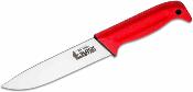 CS20VSTW Cold Steel Scalper Slock Master – Couteau Fixe Drop Point Lame Acier 4116 – Manche Kray&#8209;Ex Rouge – Housse Polymère – Livraison Gratuite
