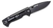 CS58SQBKBK Couteau Cold Steel AD-15 Scorpion Lock Black Lame Acier S35VN Black - Livraison Gratuite