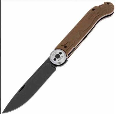 DGR2401BRBW Daggerr Knives Peremen Mys – Couteau Pliant Lame Acier 8Cr14MoV Black Linerlock Manche Brown FRN – Livraison Gratuite