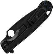 DGRF22FBB Couteau Daggerr Zhalo pliant tactique Lame Spear Point Acier D2 Blk Manche acier noir Frame Lock – Livraison Gratuite