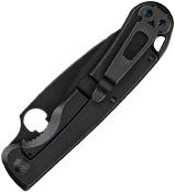 DGRF22FBBN Couteau DAGGERR Zhalo Lame Acier D2 Black DLC Manche Stainless Black Framelock - Livraison Gratuite
