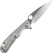 DGRF22FSS Couteau Daggerr Zhalo Tactique Lame Spear Point Acier D2 Manche Acier Frame Lock – Livraison Gratuite